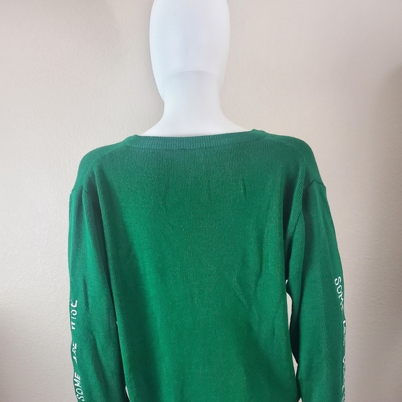 Vintage 1970's CynLes Shirlee Designs Womens Size M /L Owl Sweater Some are Wise - Picture 3 of 6